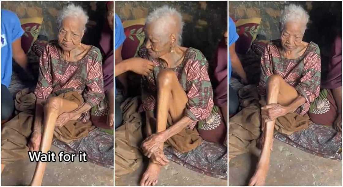 Photos of a Nigerian woman said to be 150-years-old.