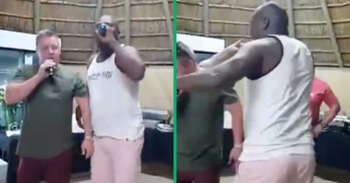 Man shares throwback video. Man shares throwback video.