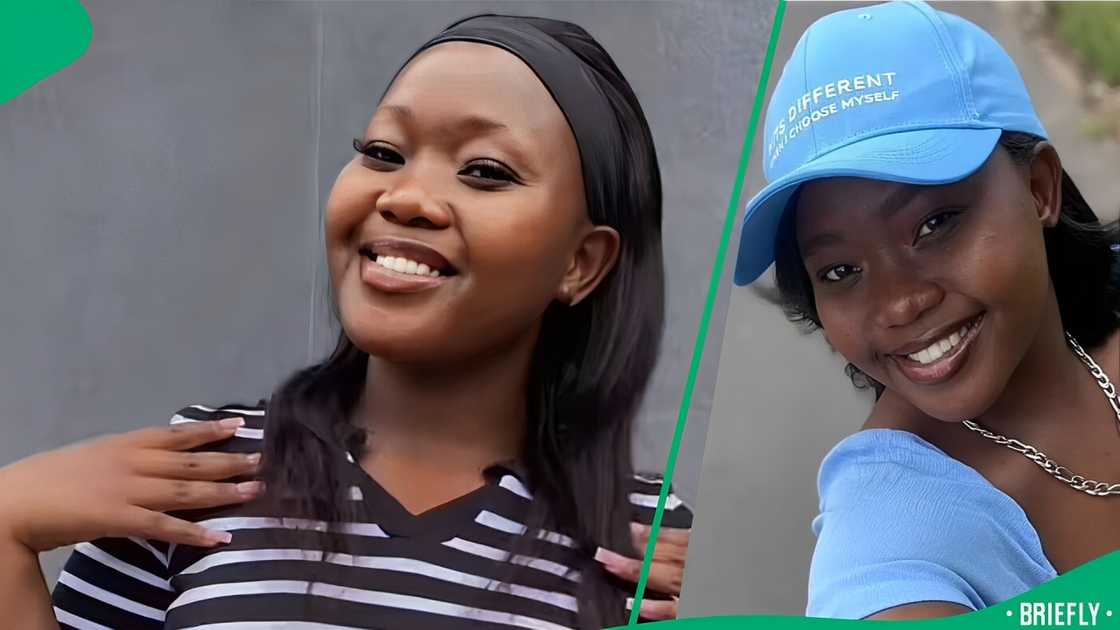 A woman expressed gratitude to a security guard who helped her get hired. A woman expressed gratitude to a security guard who helped her get hired.