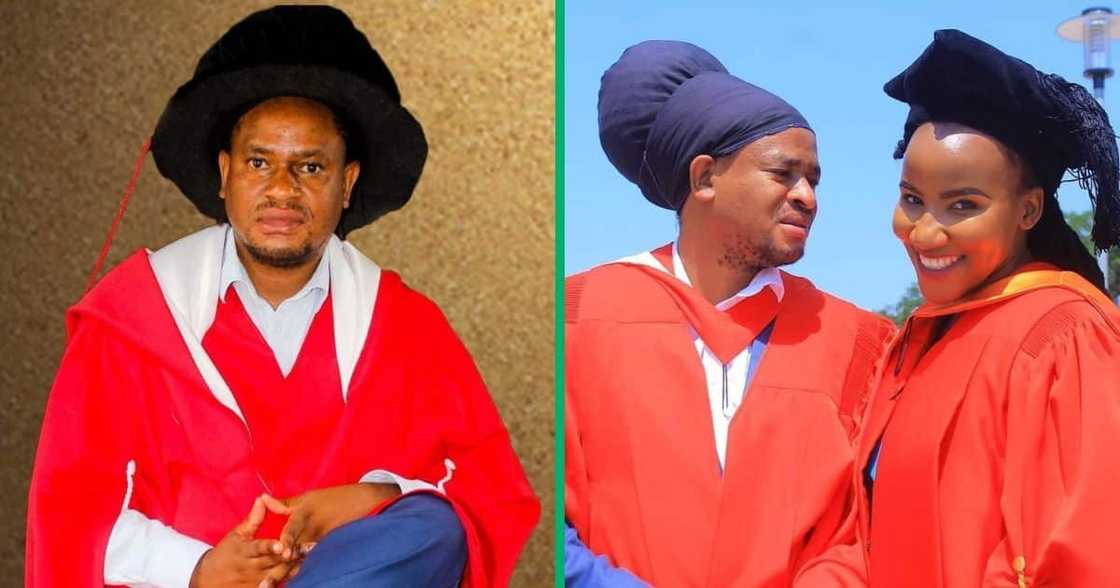 Botswana's Professor Goemeone Mogomotsi and his wife Patricia Finky Mogomotsi Botswana's Professor Goemeone Mogomotsi and his wife Patricia Finky Mogomotsi