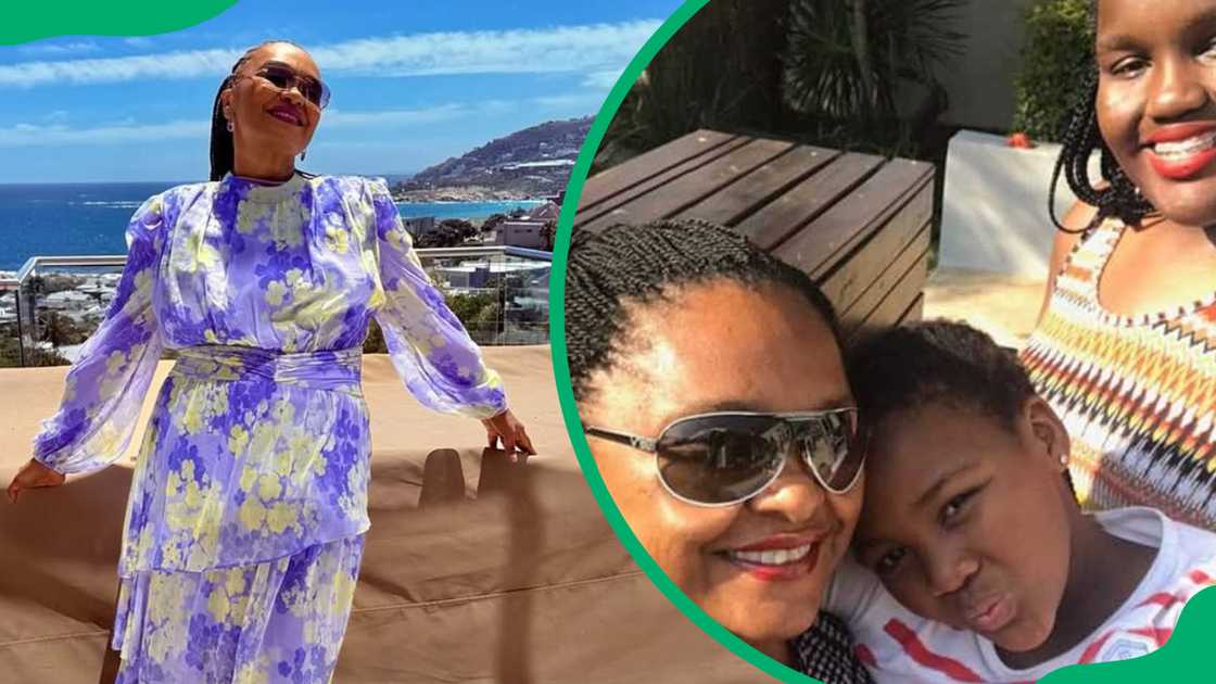 Noeleen Maholwana Sangqu with her children