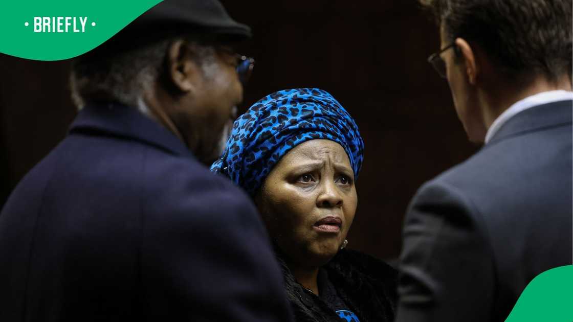 Nosiviwe Mapisa-Nqakula became emotional in court Nosiviwe Mapisa-Nqakula became emotional in court