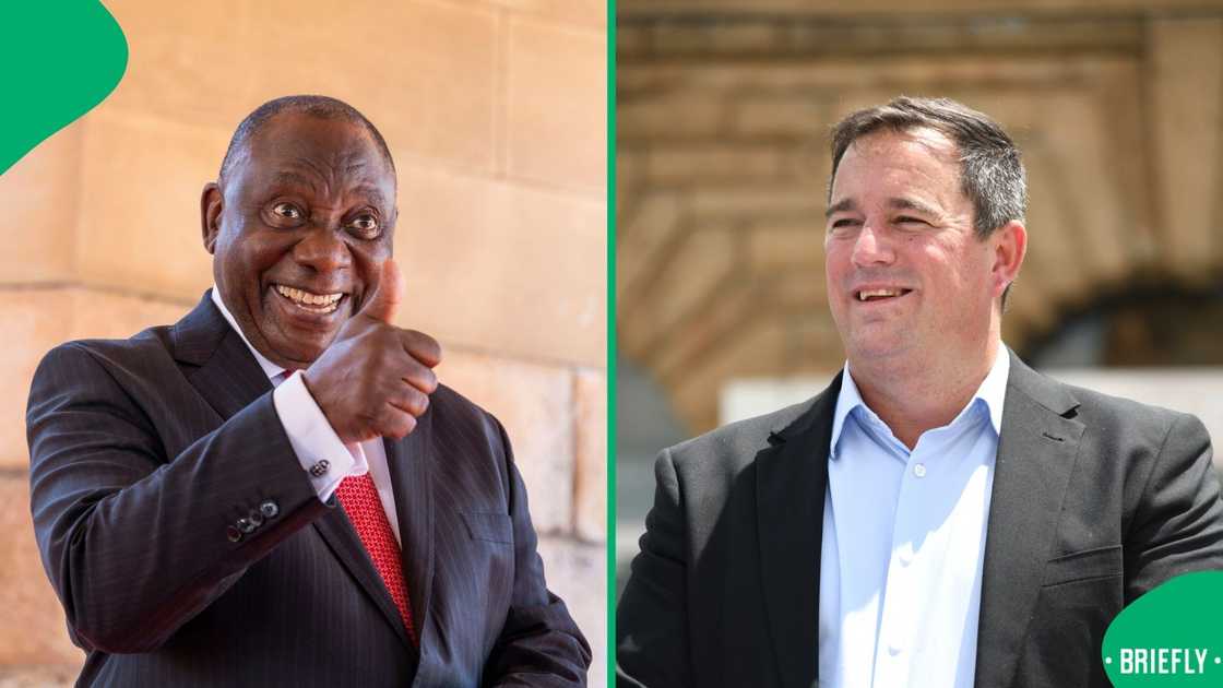 John Steenhuisen has come out in support of President Cyril Ramaphosa