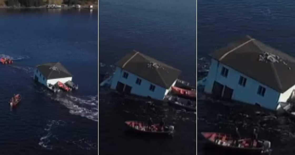 World Wowed, by Candian Couple, Who Moved Entire, House Across the Island World Wowed, by Candian Couple, Who Moved Entire, House Across the Island