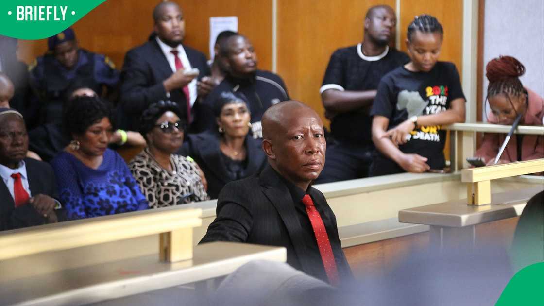 Julius Malema was sentenced in the East London Magistrate's Court Julius Malema was sentenced in the East London Magistrate's Court