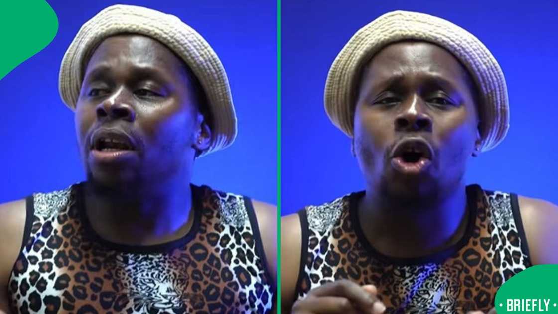 A screenshot from a video where a Zulu performer brought local flair to a Billie Eilish hit A screenshot from a video where a Zulu performer brought local flair to a Billie Eilish hit