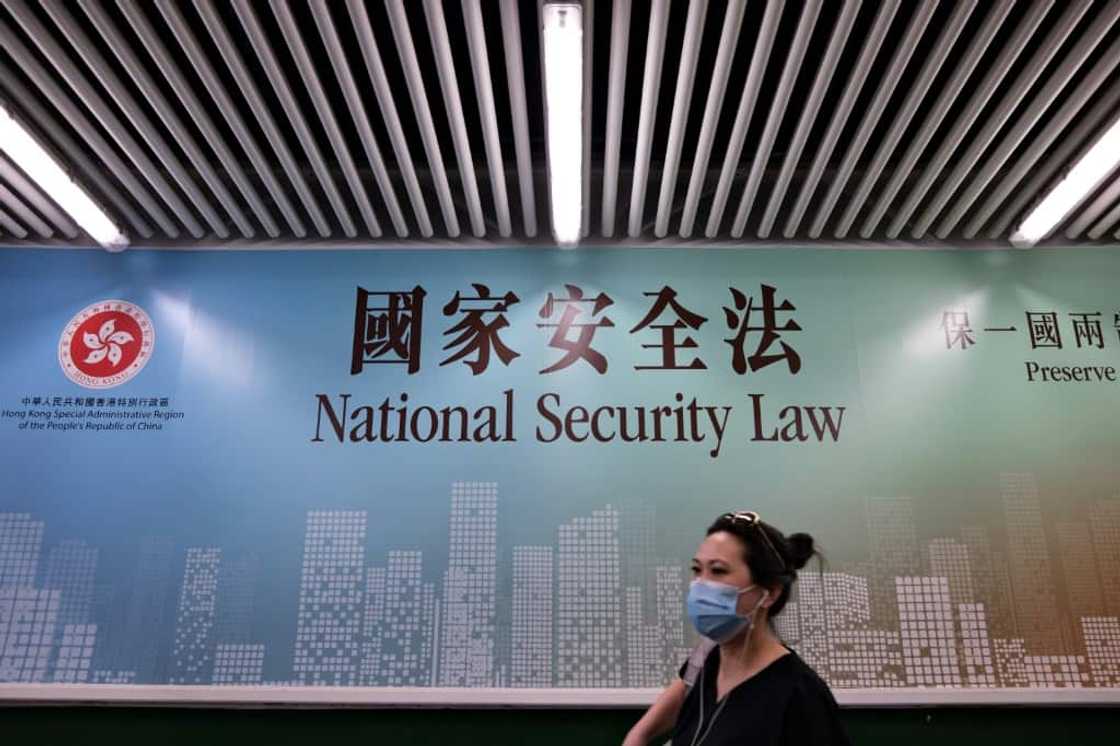 More than 210 people have been arrested under Hong Kong's national security law, with nearly 130 formally charged, mostly for political views and speech More than 210 people have been arrested under Hong Kong's national security law, with nearly 130 formally charged, mostly for political views and speech