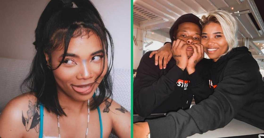 Nasty C's girlfriend, Sammie Heavens, released a new song Nasty C's girlfriend, Sammie Heavens, released a new song