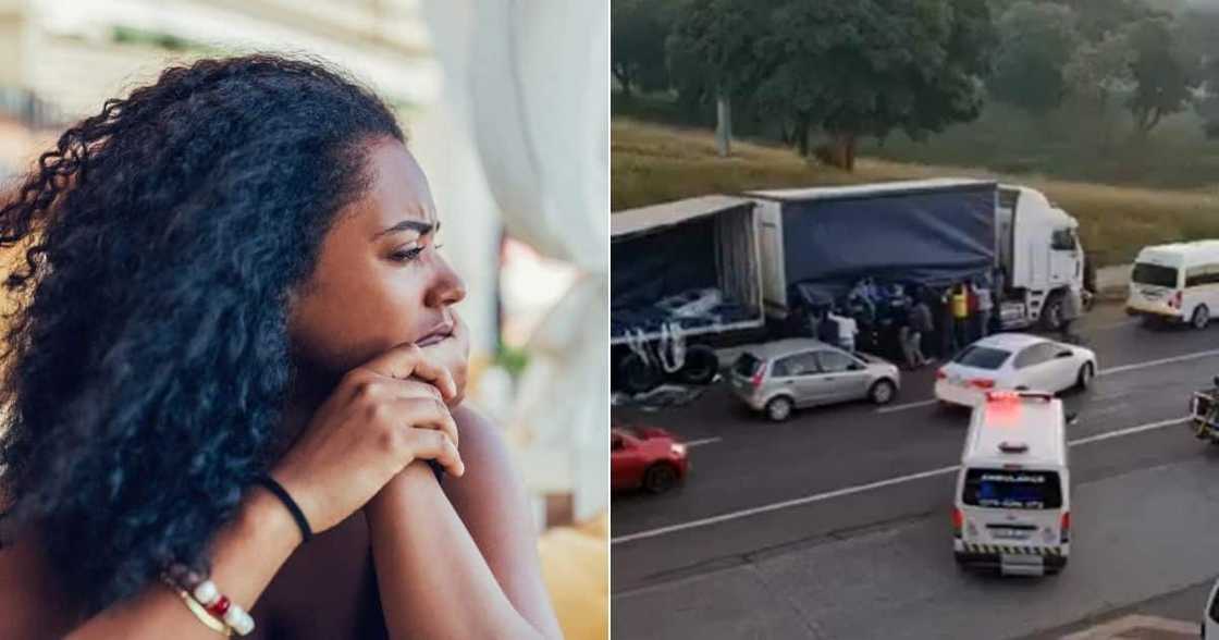 Truck, Looted, Mzansi, South Africa Truck, Looted, Mzansi, South Africa