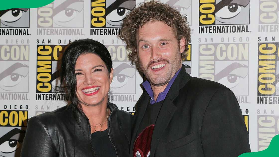 Gina Carano’s with T.J.. Miller at Comic Con Gina Carano’s with T.J.. Miller at Comic Con