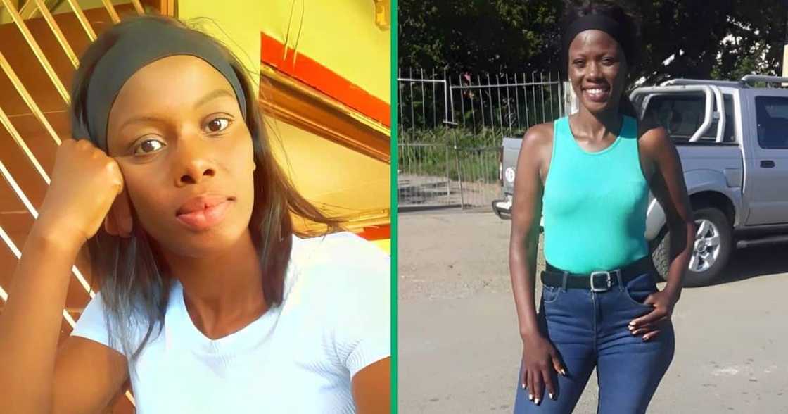 Black woman posing for photo Black woman posing for photo