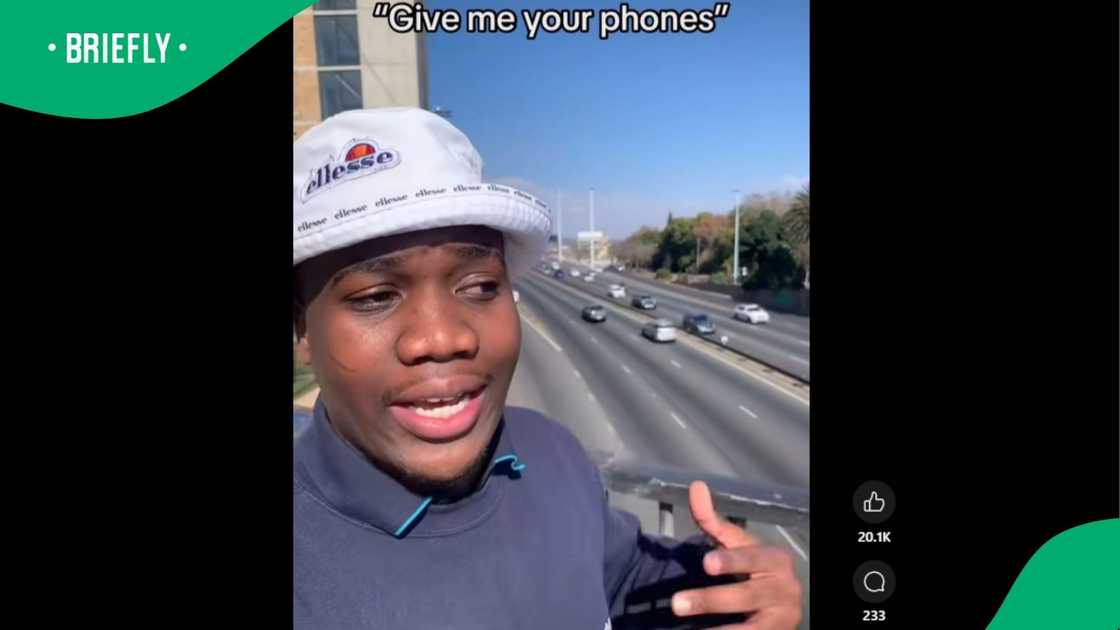 A man went viral after sharing a video on Facebook. A man went viral after sharing a video on Facebook.