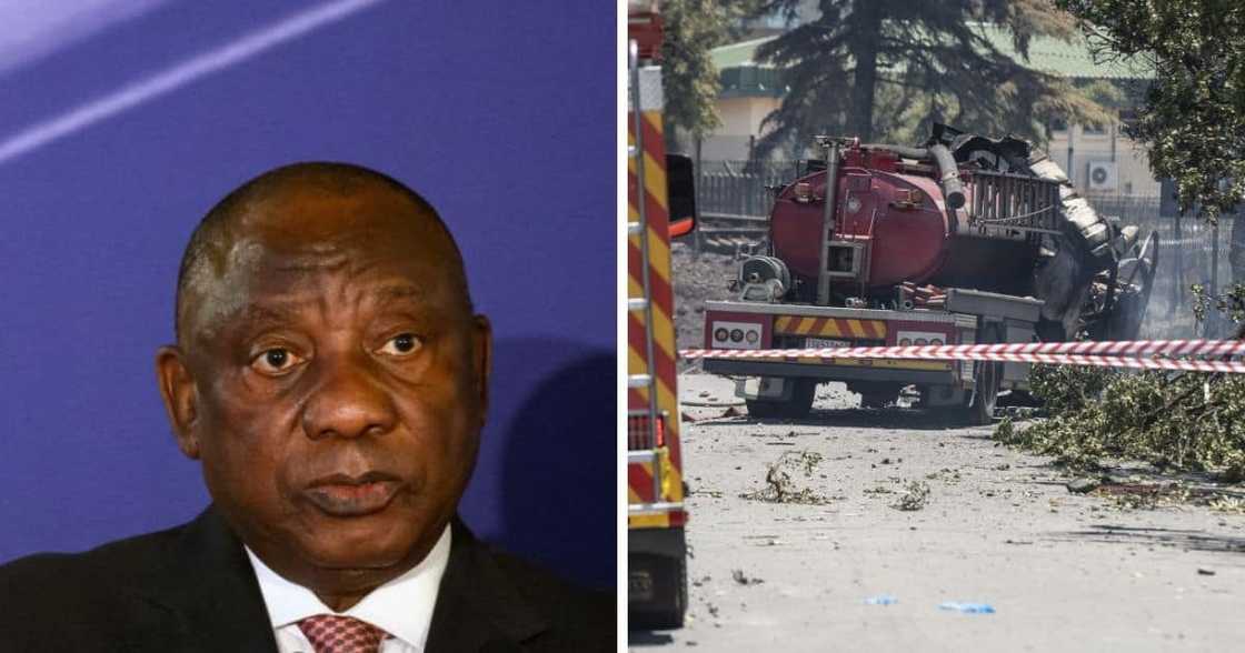 President Cyril Ramaphosa speaks on devastating Boksburg explosion President Cyril Ramaphosa speaks on devastating Boksburg explosion