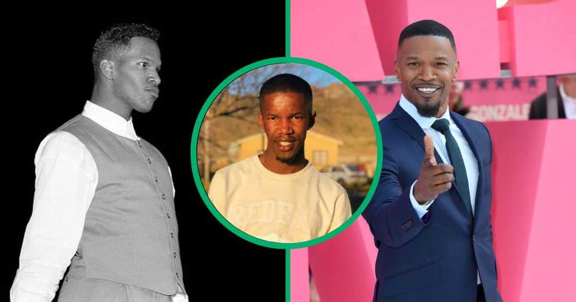Mzansi reacts to pictures of Jamie Foxx's lookalike Mzansi reacts to pictures of Jamie Foxx's lookalike