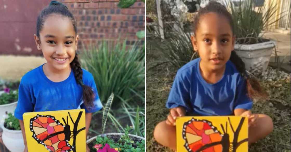 Gabriella, Girl, 8-year-old, Painting, Talented, Social media reactions Gabriella, Girl, 8-year-old, Painting, Talented, Social media reactions