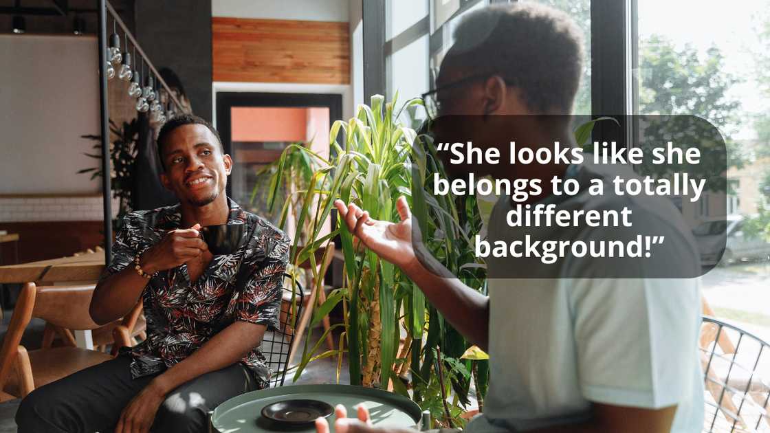 Friends having a chat at a cafe Friends having a chat at a cafe