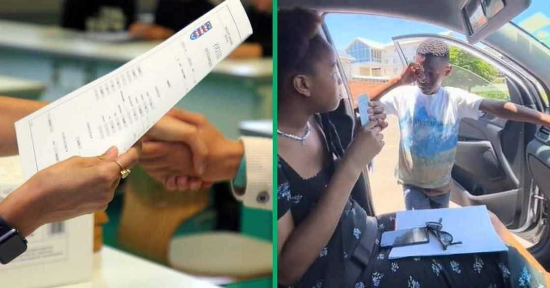TikTok video of boy from Durban pranked with school report TikTok video of boy from Durban pranked with school report