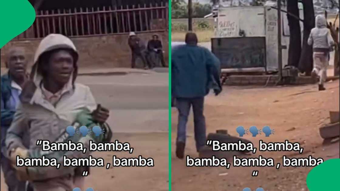Street vendor cries out for help as phara flees with potatoes Street vendor cries out for help as phara flees with potatoes