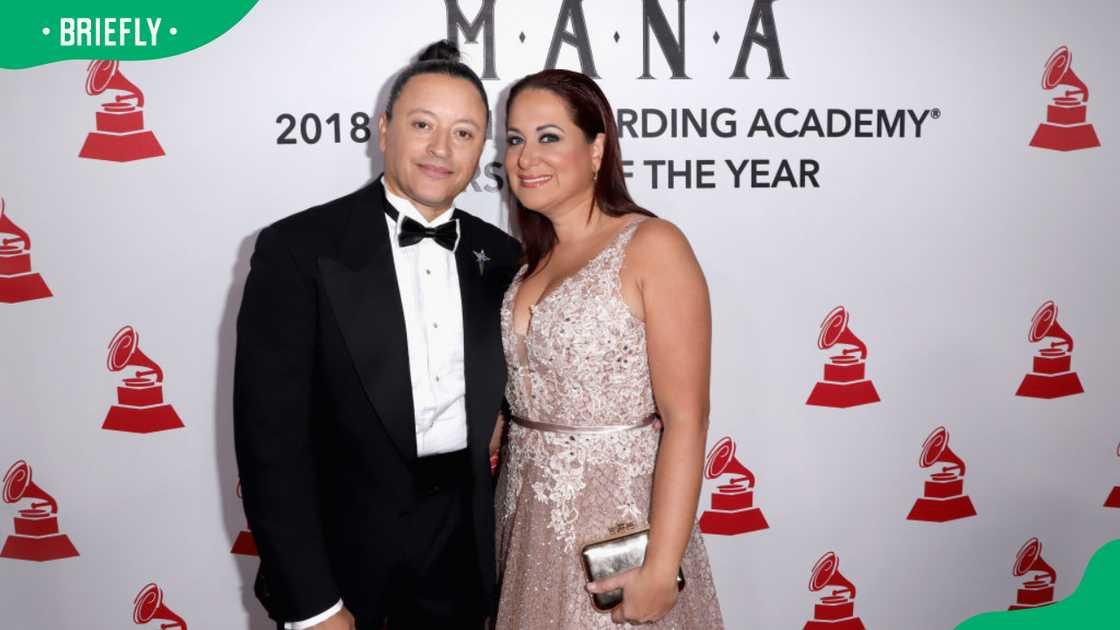 Elvis Crespo and Maribel Vega during the 2018 Grammy Awards at the Mandalay Bay Events Centre Elvis Crespo and Maribel Vega during the 2018 Grammy Awards at the Mandalay Bay Events Centre