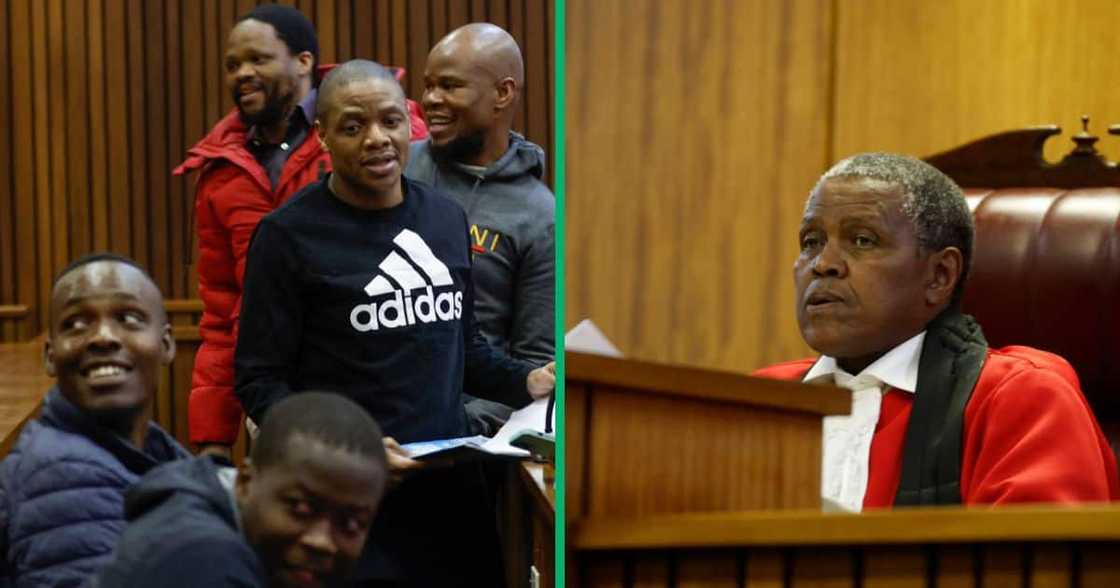 Judge Ratha Mokgoatlheng ruled that the confessions made by two of the suspects arrested for Senzo Meyiwa's killing were not coerced Judge Ratha Mokgoatlheng ruled that the confessions made by two of the suspects arrested for Senzo Meyiwa's killing were not coerced
