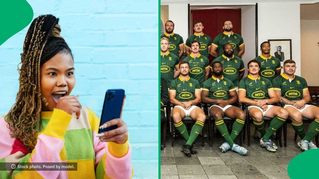 People cracked jokes over the Springboks' arrival in shorts in the snow in Wales. People cracked jokes over the Springboks' arrival in shorts in the snow in Wales.