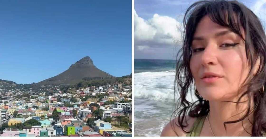 Tourist praises beautiful views of Cape Town Tourist praises beautiful views of Cape Town