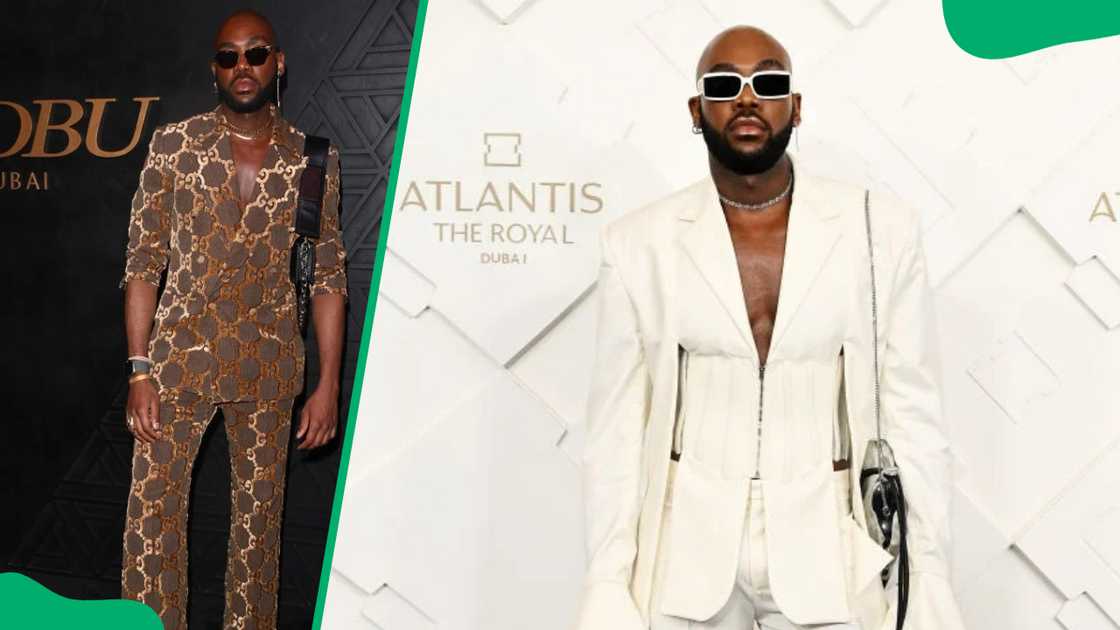 Rich Mnisi attends the New Nobu Opening and the Grand Reveal Weekend for Atlantis The Royal in Dubai, United Arab Emirates.