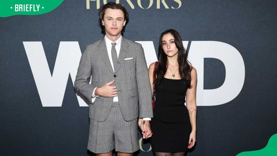 Actor Christopher Briney and Isabel Machado during the 2023 WWD Honors at Casa Cipriani Actor Christopher Briney and Isabel Machado during the 2023 WWD Honors at Casa Cipriani