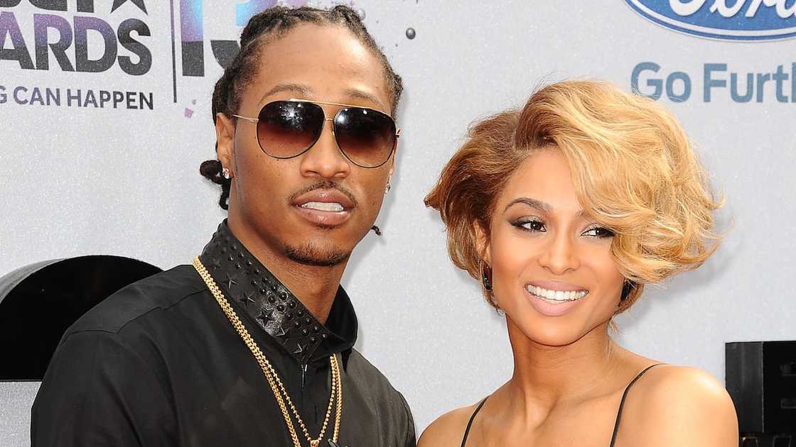 Rapper Future with singer Ciara