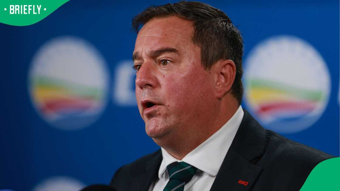 Dr Dion George made several allegations against John Steenhuisen Dr Dion George made several allegations against John Steenhuisen