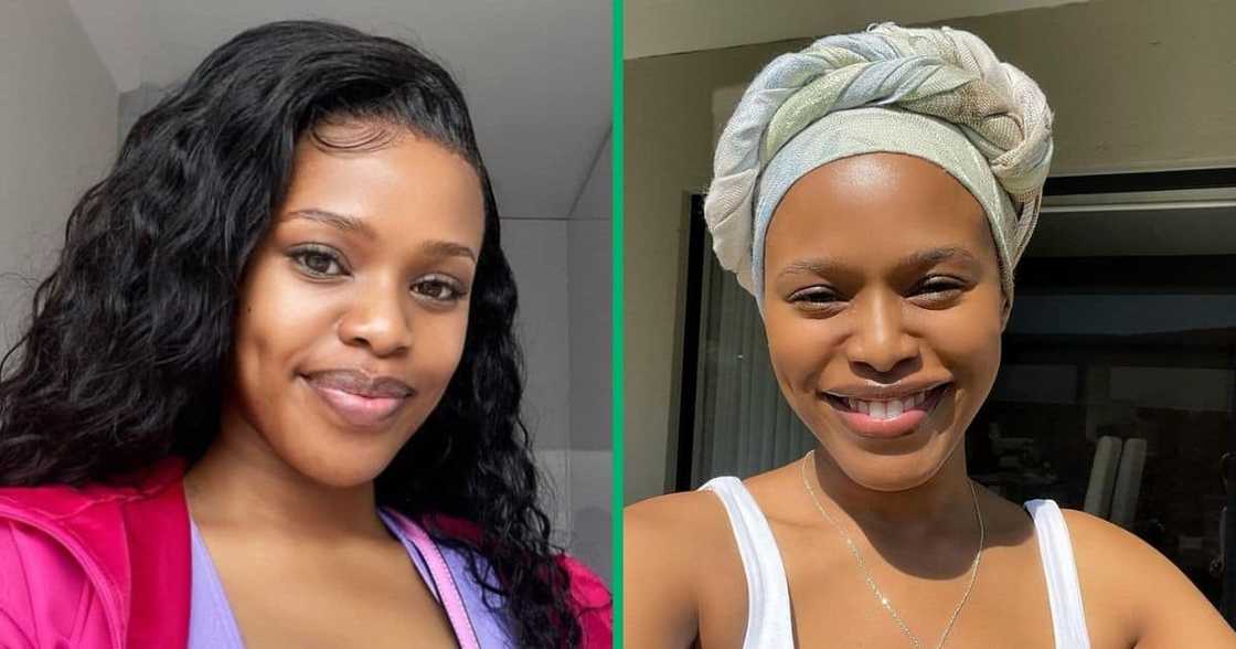 A woman claimed to be Natasha Thahane's lookalike A woman claimed to be Natasha Thahane's lookalike