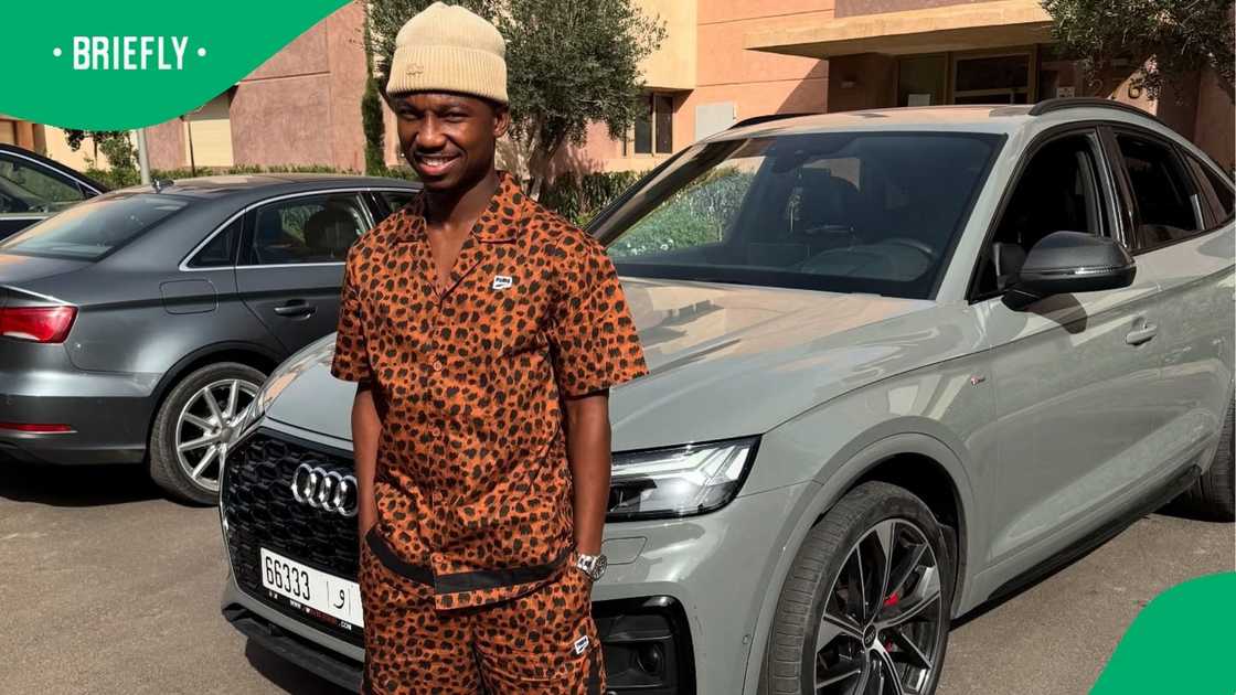 Cassius Mailula showed off his car collection on social media.