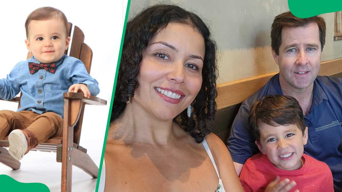 Justin and Evelyn Halas with their son, Nathan Justin and Evelyn Halas with their son, Nathan