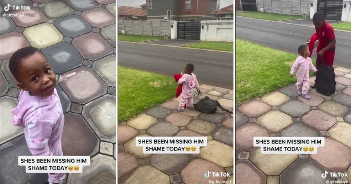The cute child even called out to her brother. The cute child even called out to her brother.
