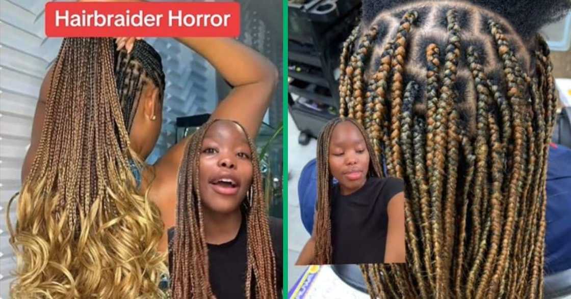 TikTok video of SA woman in America's bad salon experience overseas TikTok video of SA woman in America's bad salon experience overseas