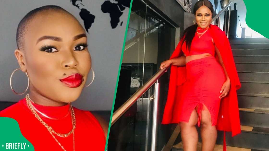 A woman on TikTok. A woman on TikTok.