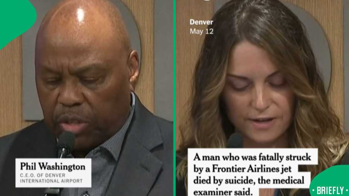 The visual on the right captured one of the authorities who were involved in the investigation The visual on the right captured one of the authorities who were involved in the investigation