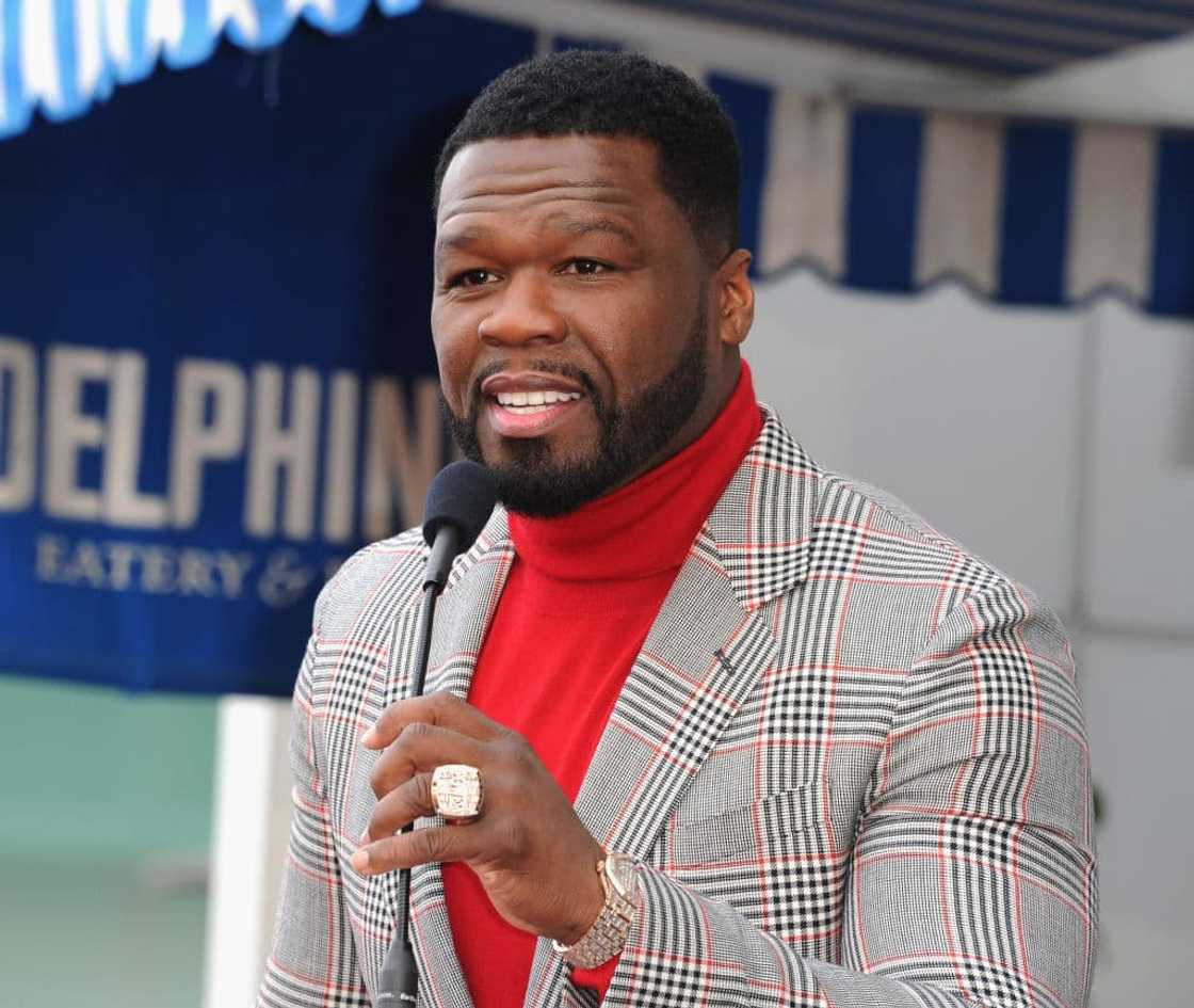 50 Cent in Hollywood, California. 50 Cent in Hollywood, California.
