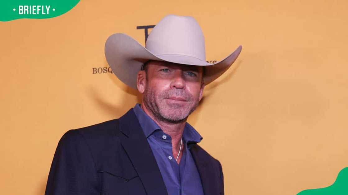 Taylor Sheridan at Hotel Drover in Fort Worth, Texas. Taylor Sheridan at Hotel Drover in Fort Worth, Texas.