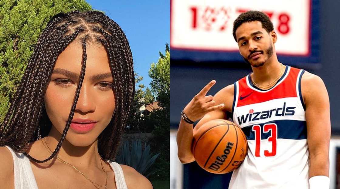 Zandaya and Jordan Poole Zandaya and Jordan Poole