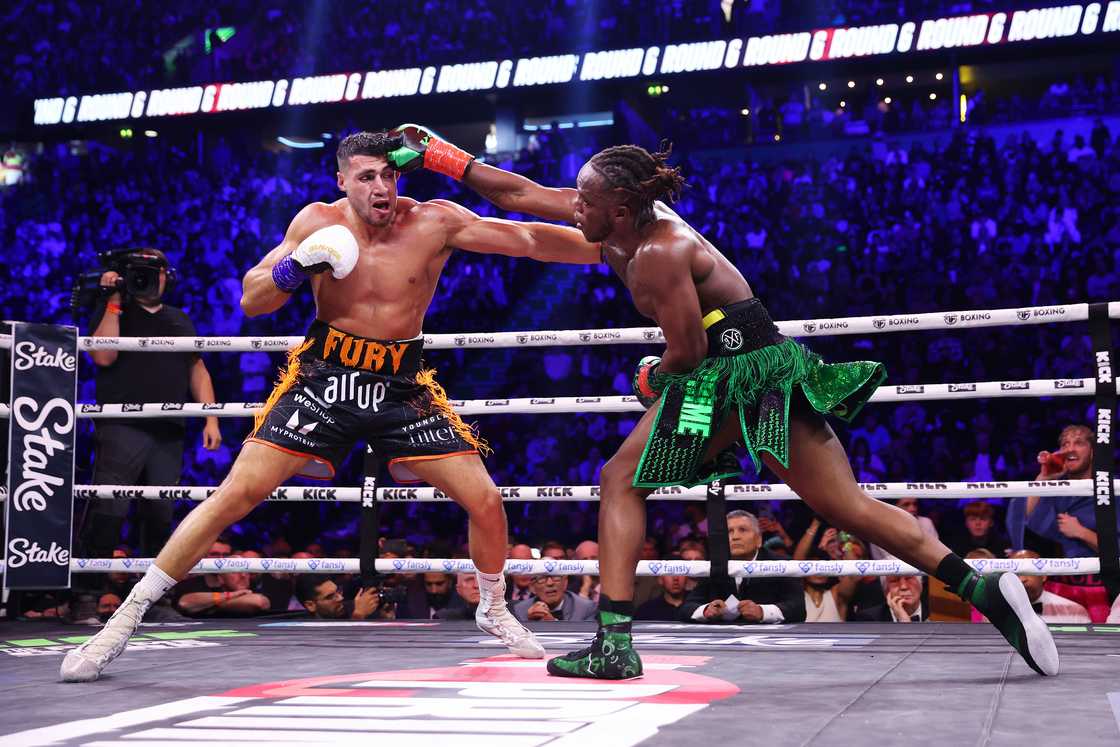 KSI and Tommy Fury boxing match KSI and Tommy Fury boxing match