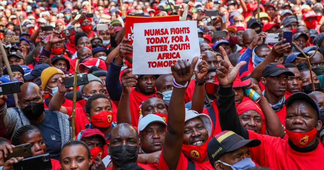 Numsa takes government to caught Numsa takes government to caught