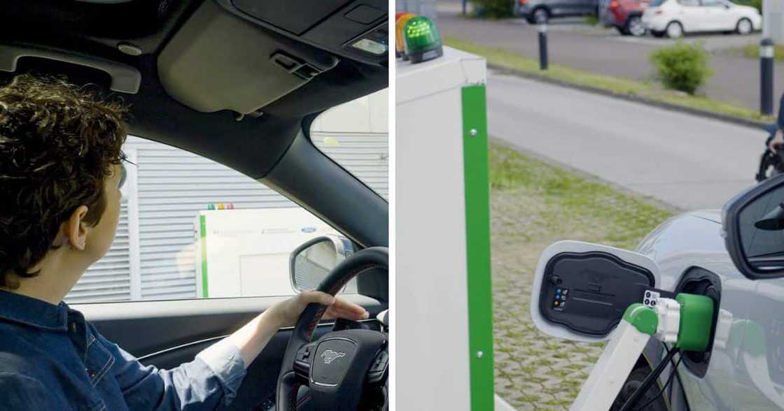 Ford robot charging Ford robot charging