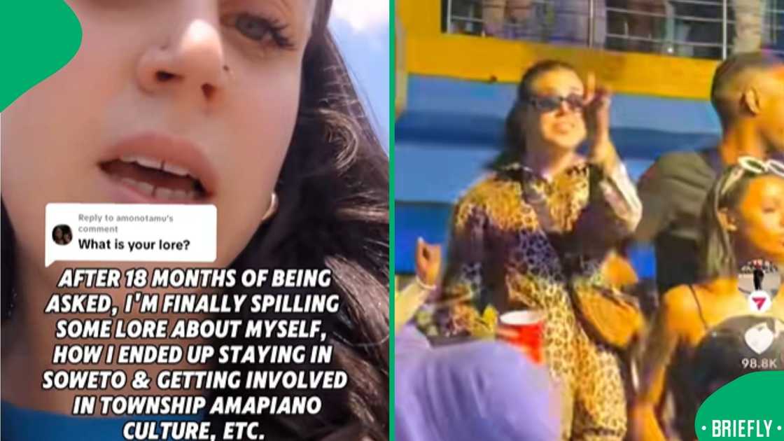 The screenshot on the right showcased Aish in a Sowetan club