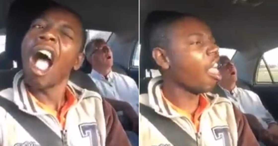 Entertaining Driver, trolls sleeping passenger, social emdia Entertaining Driver, trolls sleeping passenger, social emdia