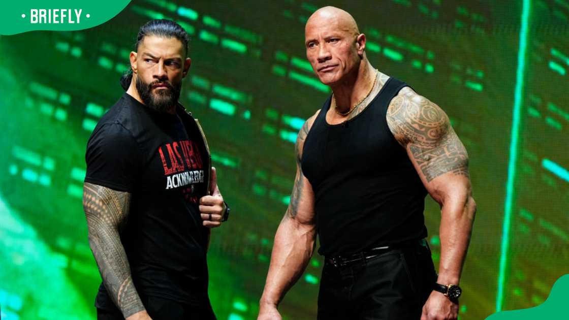 Dwayne "The Rock" Johnson and Roman Reigns