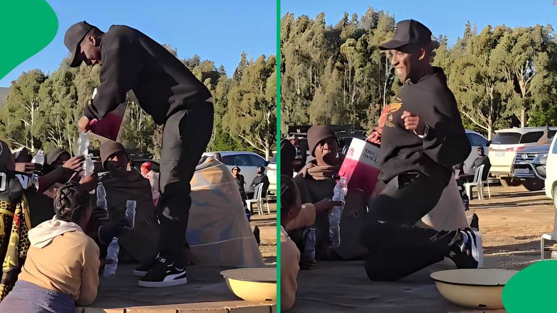 A TikTok video of a Lesotho oke left people amused after dancing with alcohol A TikTok video of a Lesotho oke left people amused after dancing with alcohol