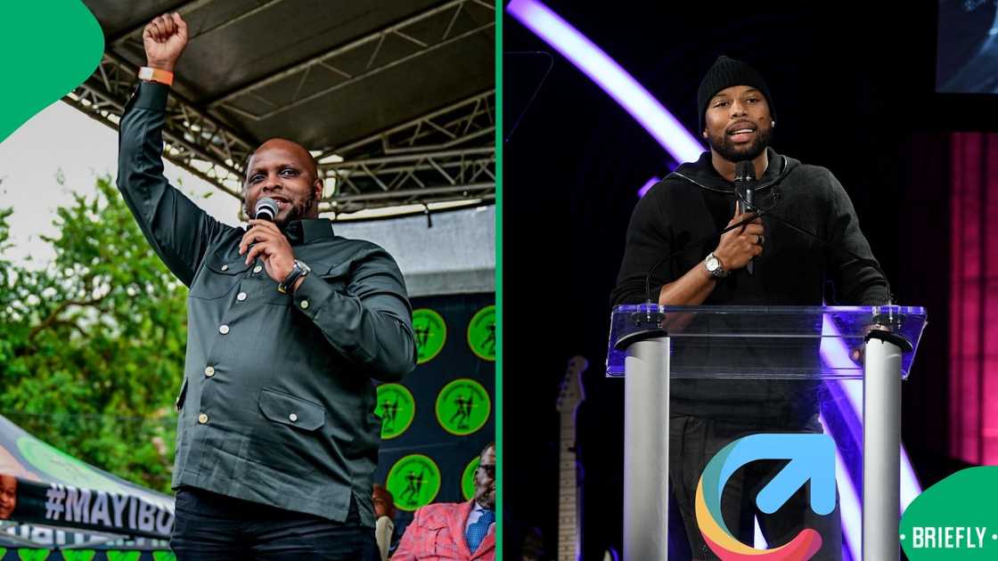 Floyd Shivambu and Sizwe Dhlomo Floyd Shivambu and Sizwe Dhlomo