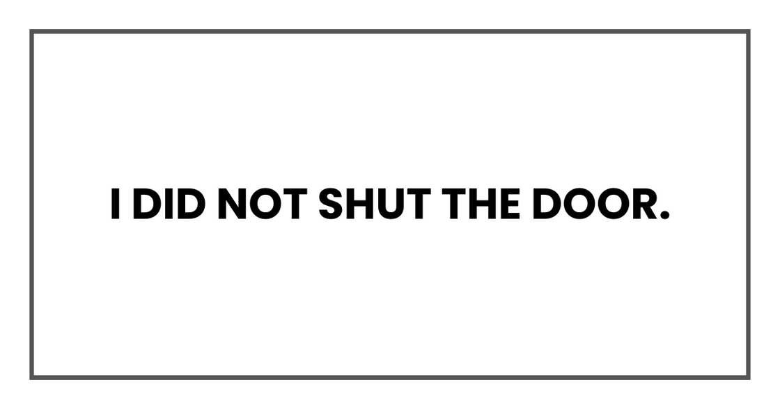 Letting him back in.