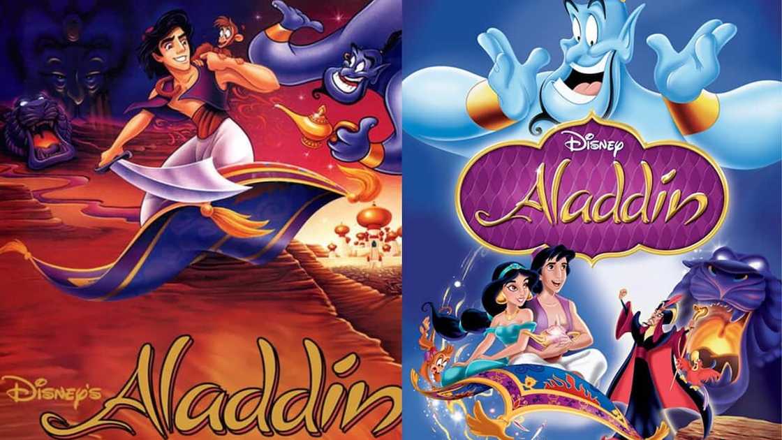 Aladdin animated film poster Aladdin animated film poster